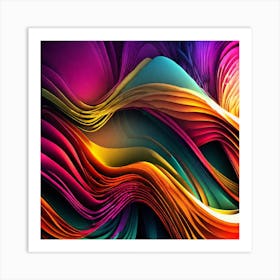 Abstract Abstract Painting 1 Art Print