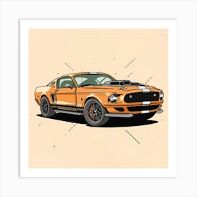 Ford Mustang Art Print