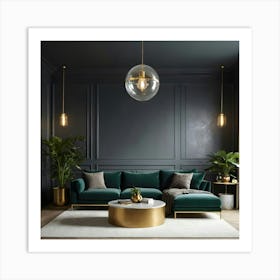 Modern Living Room 110 Art Print