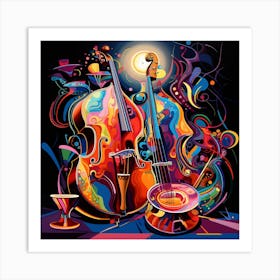Jazz Music 3 Art Print