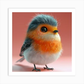 Cute Little Bird 33 Art Print