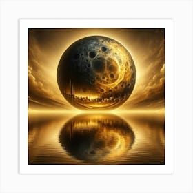 Moon Art 1 Art Print