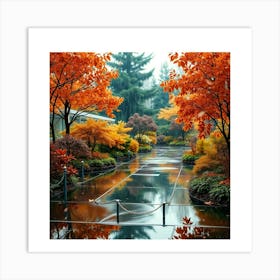 Autumn Reflections Art Print