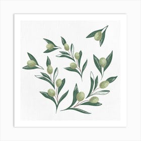 Olive dancing Art Print