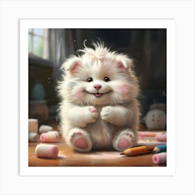 Cute Puppy Art Print