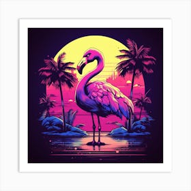 Flamingo 10 Art Print