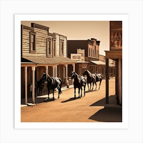 Old West Town 15 Art Print