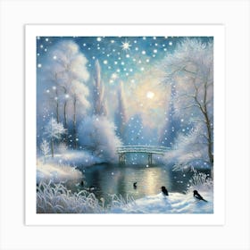 Winter's Night Art Print