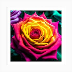 Rainbow Roses 3 Póster