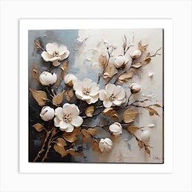 Flower branch 3 Art Print