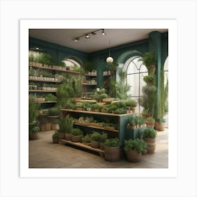 Herb Shop Art Print