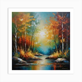 Autumn Forest 1 Art Print