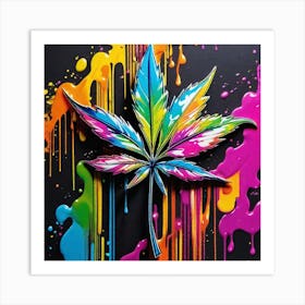 Marijuana Leaf 2 Art Print