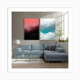 Sky And Clouds Art Print