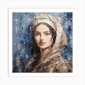 Portrait of a woman 7 Art Print