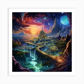 Fantasy Castle Art Print