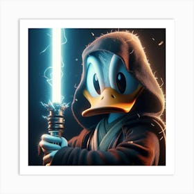 Donald Duck 1 Art Print