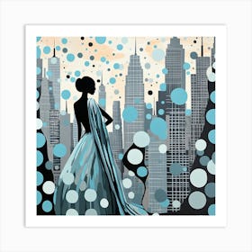 Cityscape Canvas Print Art Print