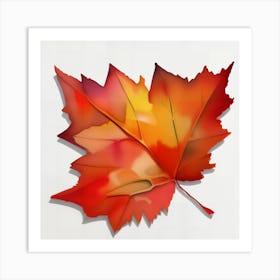 Maple Leaf Art Print