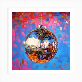 Disco Ball Art 35 Art Print