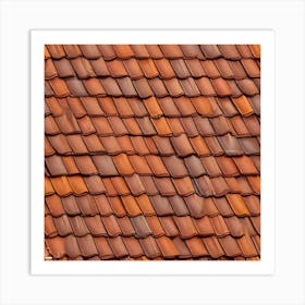 Tile Roof 2 Art Print