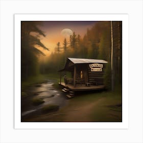 BACKWOODS MOONSHINE Art Print