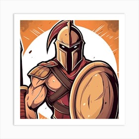 Spartan Warrior Art Print