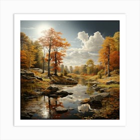 Autumn Forest 1 Art Print