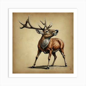 Deer! 6 Art Print