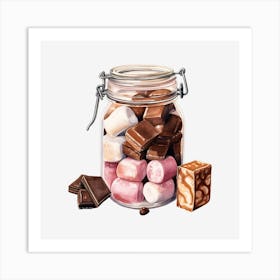 Jar Of Chocolates 2 Art Print