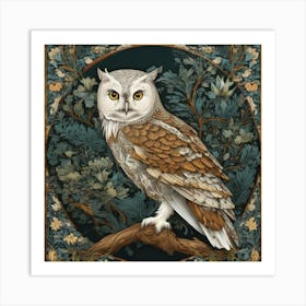 William Morris Owl 1 Art Print