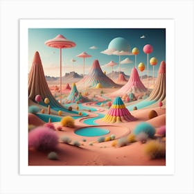 Sugarcoated Dreams 1 Art Print