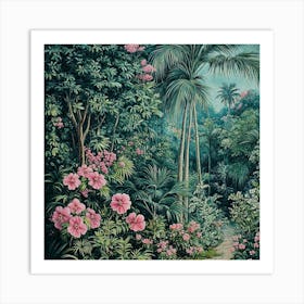 Tropical Garden Art 1 Art Print