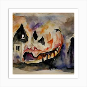 Jack O Lantern 1 Art Print