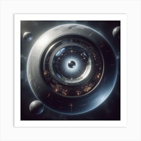 Spaceship 63 Art Print