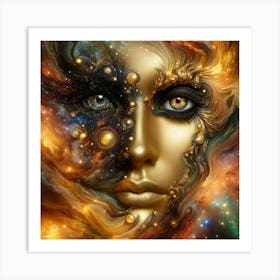 Cosmic Woman Art Print