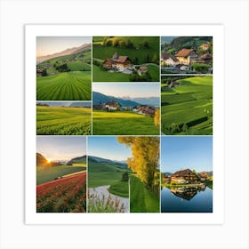 Switzerland 4 Art Print