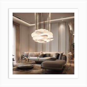 Modern Living Room 2 Art Print