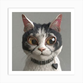 Cat Portrait Art Print