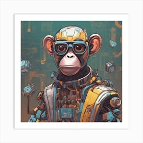 MONKETO Art Print