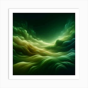 Abstract Landscape Painting Art Print