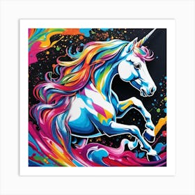 Unicorn Painting 3 Art Print