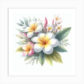 Plumeria Art Print