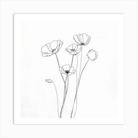 Poppies 84 Art Print