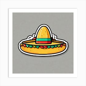 Mexican Sombrero 2 Art Print