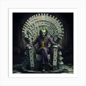 Joker Throne 4 Art Print