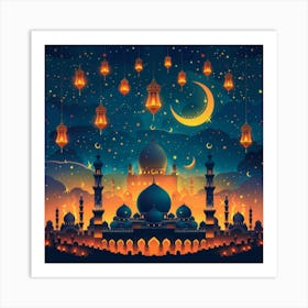 Ramadan Background 2 Art Print