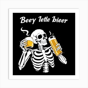 Beey Little Beer Art Print