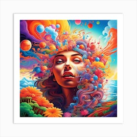 Psychedelic Painting, Psychedelic Art, Psychedelic Art, Psychedelic Art, Psychedelic Art, Art Print