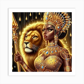 Egyptian Queen 2 Art Print